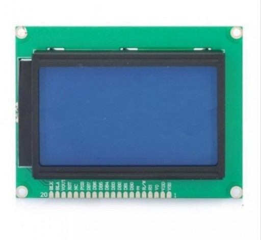 Display LCD 168 x 64 Backlight Azul 20 Vias