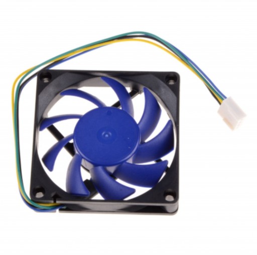 Fan 70 x 70 x 15 Dc 12v 4 Fios