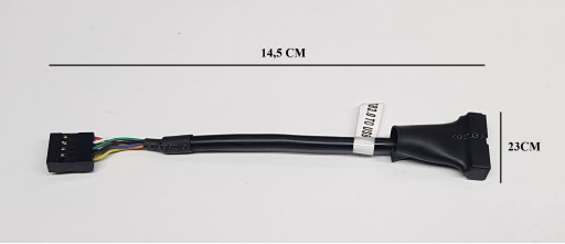 Adaptador USB 9 Pinos para 19 Pinos